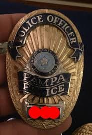 Pampa Police Department Badge