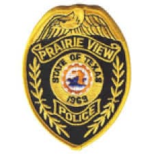 Prairie View Police Department Badge