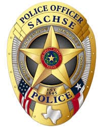 Sachse Police Department Badge