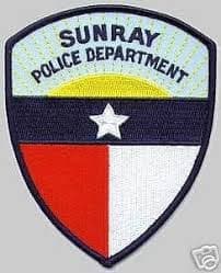 Sunray Police Department Badge