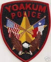 Yoakum Police Department Badge
