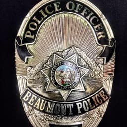 Beaumont Police Department Badge