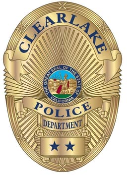 Clearlake Police Department Badge