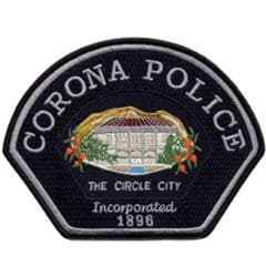 Corona Police Department Badge