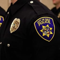 Galt Police Department Badge