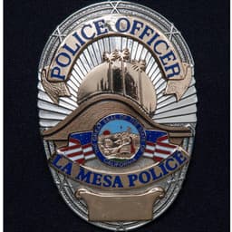 La Mesa Police Department Badge