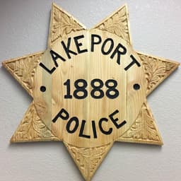 Lakeport Police Department Badge
