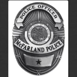 Mcfarland Police Department Badge