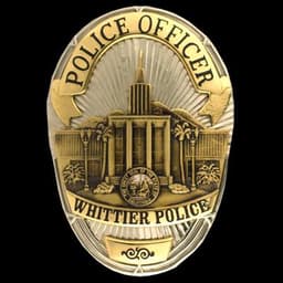 Whittier Police Department Badge