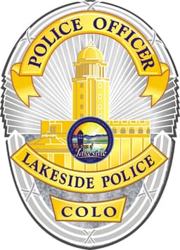 Lakeside Police Department Badge