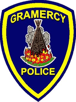 Gramercy Police Department Badge