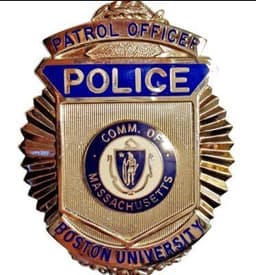 Boston University Police Department Badge