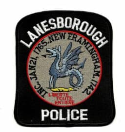 Lanesboro Police Department Badge