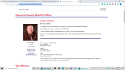 Mecosta County Sheriffs Office Badge