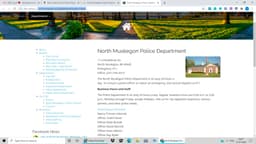 North Muskegon Police Department Badge