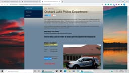 Orchard Lake Police Department Badge