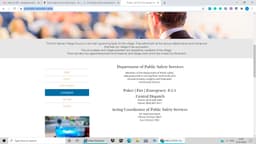 Port Sanilac Police Department Badge