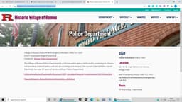 Romeo Police Department Badge