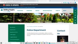 Sterling Heights Police Department Badge