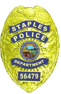 Staples Police Department Badge