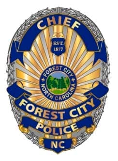 Forest City Police Department Badge