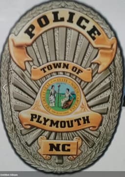 Plymouth Police Department Badge