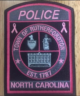 Rutherfordton Police Department Badge