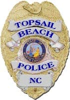 Topsail Beach Police Department Badge