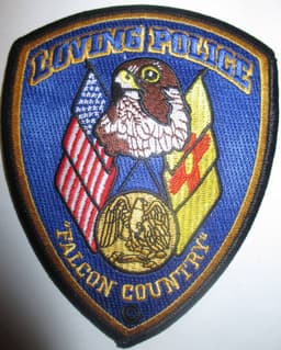 Loving Police Department Badge