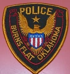 Burns Flat Police Department Badge