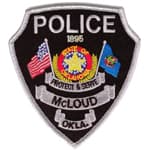 Mcloud Police Department Badge