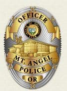 Mt. Angel Police Department Badge