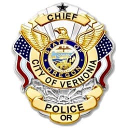 Vernonia Police Department Badge