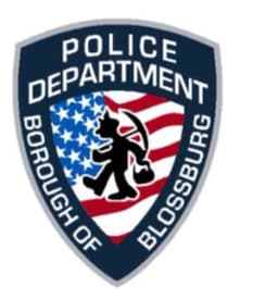 Blossburg City Police Department Badge