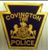 Covington Township Police Department Badge