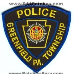 Greenfield Township Police Department Badge
