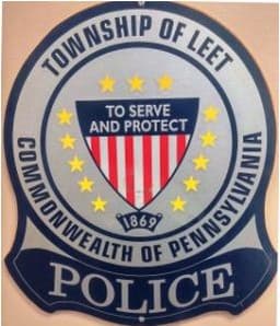 Leet Township Police Department Badge