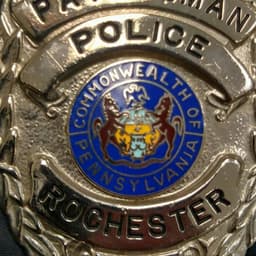 Rochester Borough Police Department Badge