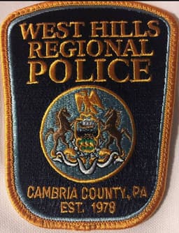 West Hills Regional Police Department Badge