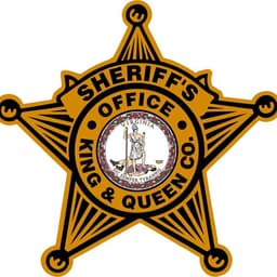 King & Queen County Sheriffs Office Badge