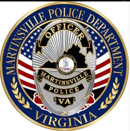 Martinsville Police Department Badge