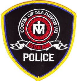 Town Of Madison Police Department Badge