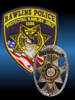 Rawlins Police Department Badge