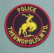 Thermopolis Police Department Badge